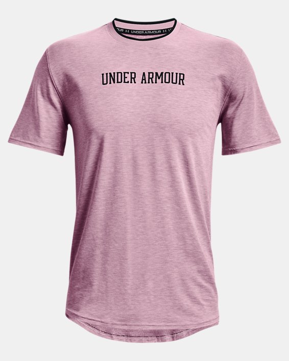 Men's UA RECOVER™ Short Sleeve, Pink, pdpMainDesktop image number 5
